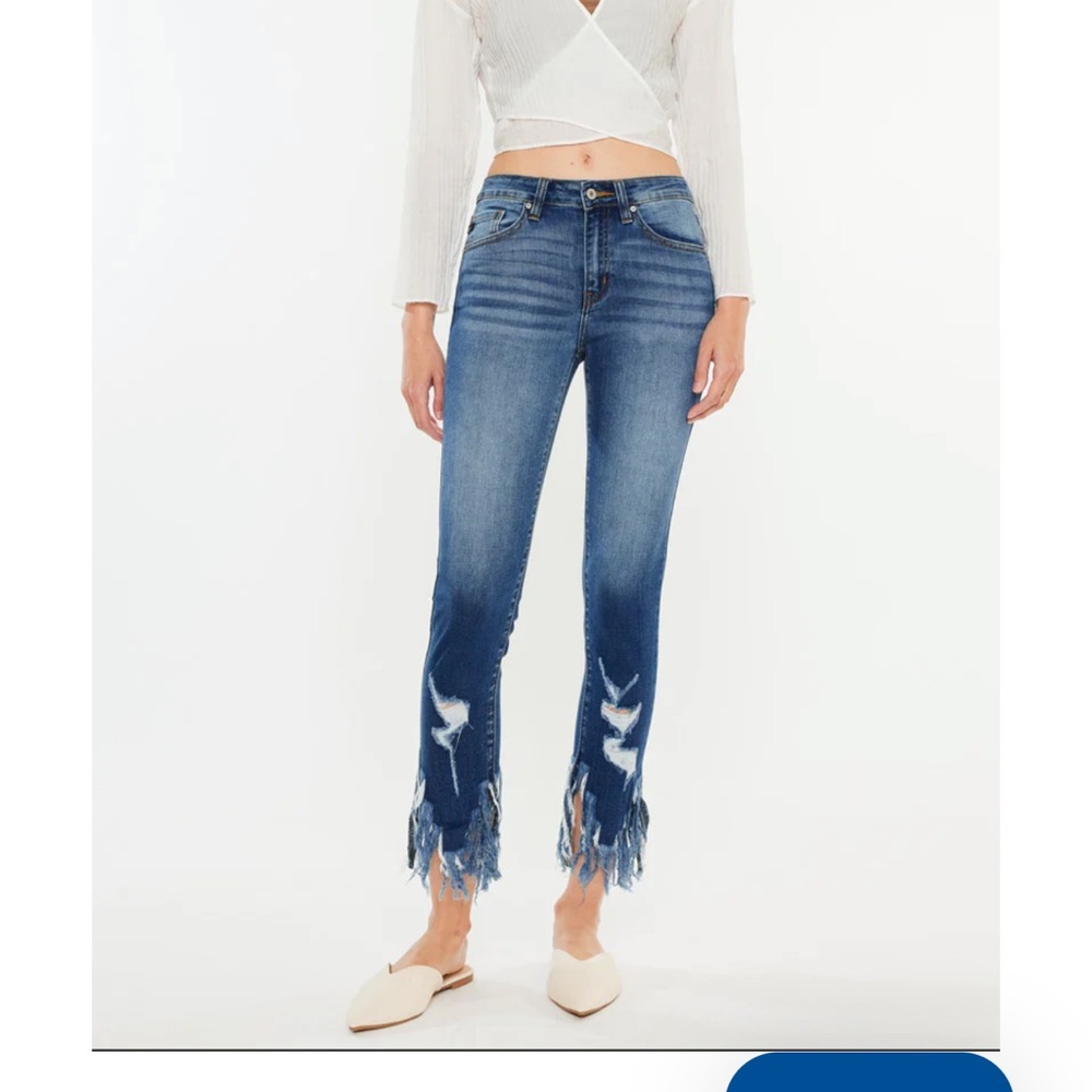Kancan ratana high rise ankle skinny jeans